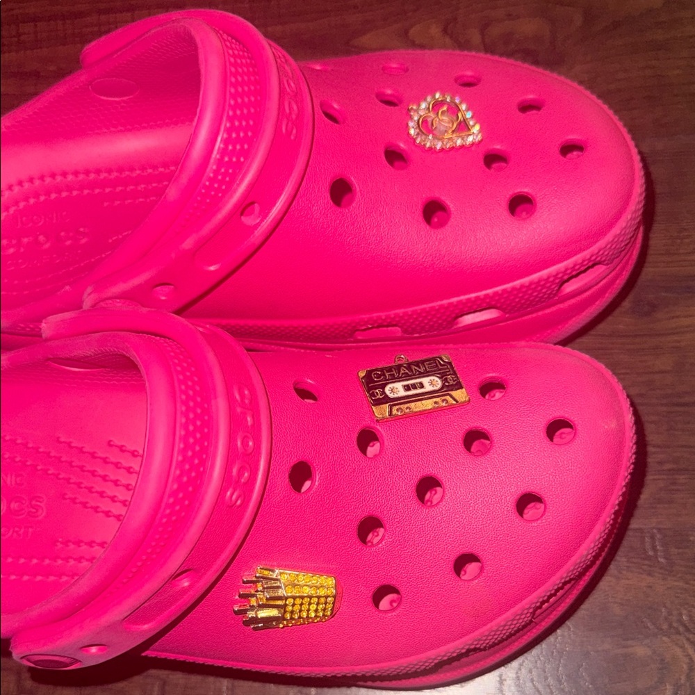 Pink Crocs Clogs - Picture 4 of 5